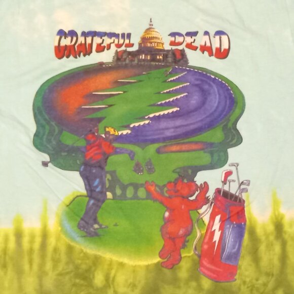 Grateful Dead Golfer M, L, XL Tie Dye T-Shirt - Picture 4 of 4